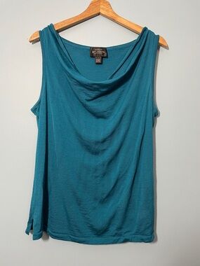 ST. JOHN Cowl Knit Top